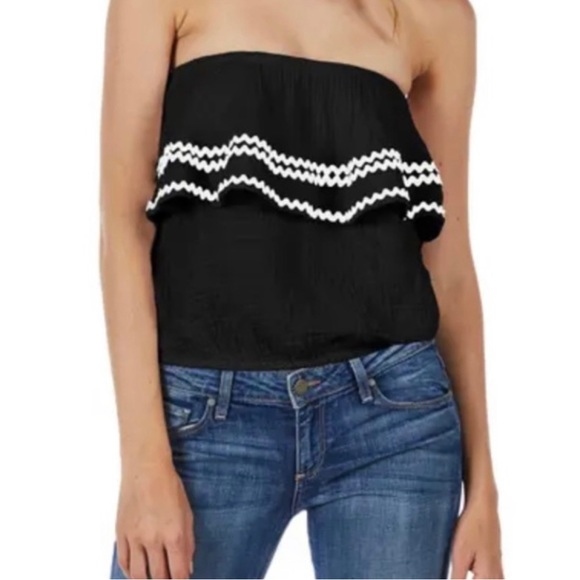 Michael Stars Strapless Top + Pant Set - Picture 2 of 3